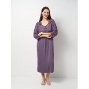 Нічна сорочка Cotpark   2XL,3XL,4XL,5XL фіолетова 13708-В-02